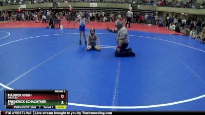 55 lbs Round 2 - Frederick Schachtner, Simley vs Maddox Knish, Grizzlies