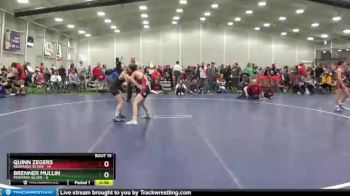 100 lbs Round 5 (6 Team) - Quinn Zegers, Nebraska Silver vs Brenner Mullin, Montana Silver