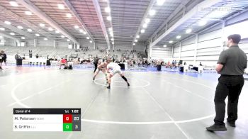 145 lbs Consi Of 4 - Maxwell Petersen, Team Carnage vs Bryce Griffin, Illinois Menace Lightning