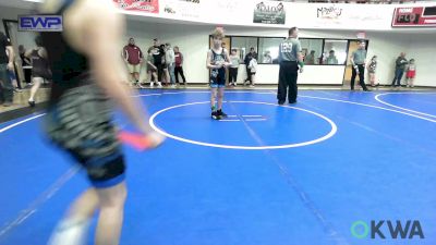 73-76 lbs Quarterfinal - Noah Cox, Miami vs Brexton Niday, Bartlesville Wrestling Club