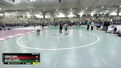 95 lbs Quarterfinal - Tommy Song, Wave Wrestling Club vs Braden Morris, Blackman Wrestling Club