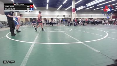 285 lbs Semifinal - Faris Price, Best Trained Wrestling vs Dallen Clift, West Texas Grapplers Wrestling Club