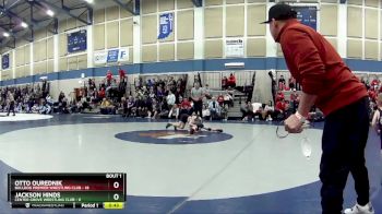 63 lbs Round 1 (4 Team) - Otto Ourednik, Bulldog Premier Wrestling Club vs Jackson Hinds, Center Grove Wrestling Club