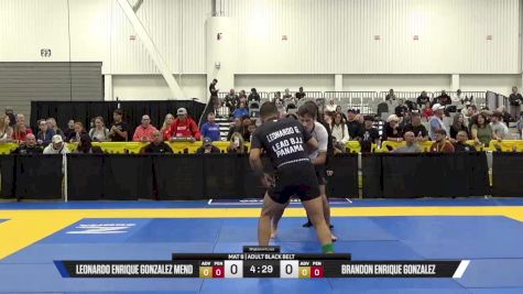 Brandon Enrique Gonzalez vs Leonardo Enrique Gonzalez Mend 2025 World IBJJF Jiu-Jitsu No-Gi Championship