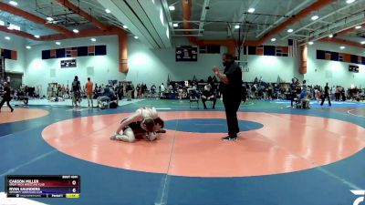 120 lbs Cons. Round 4 - Carson Miller, Great Neck Wrestling Club vs Ryan Saunders, Integrity Wrestling Club