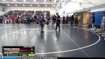 160 lbs Champ. Round 1 - Michael Ferrante, El Camino Real High School vs Noah Hernandez, Golden Eagles