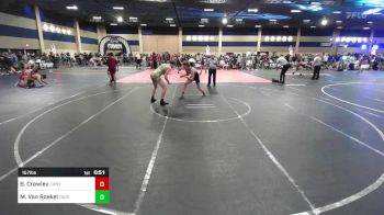 157 lbs Consi Of 16 #2 - Blake Crawley, Canyon View HS vs Mason Van Roekel, Takedown Industries