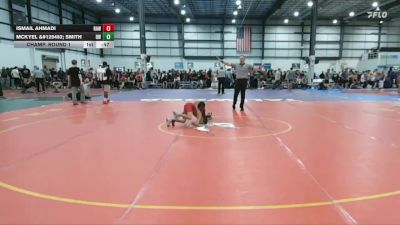 60 lbs Champ. Round 1 - Mckyel 🧊 Smith, Darkhorse Wrestling vs Ismail Ahmadi, Raleigh Area Wolfpack