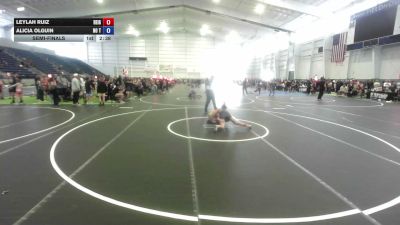 109 kg Semifinal - Leylah Ruiz, Reign WC vs Alicia Olguin, No Team