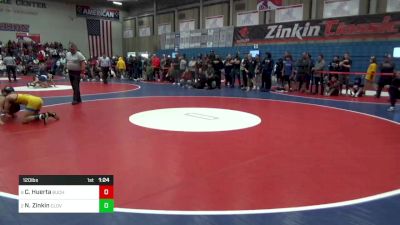 120 lbs Semifinal - Cj Huerta, Buchanan vs Nikade Zinkin, Clovis