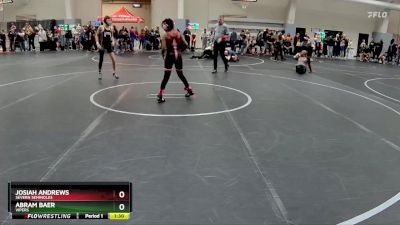 85 lbs Champ. Round 1 - Josiah Andrews, Severn Seminoles vs Abram Baer, Vipers