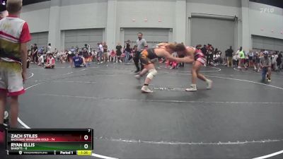 170 lbs Round 8 (10 Team) - Zach Stiles, Backyard Brawlers Gold vs Ryan Ellis, Bandits