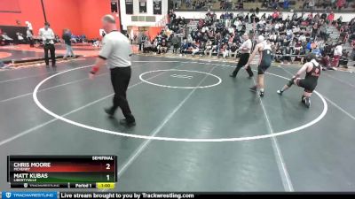 170 lbs Semifinal - Chris Moore, McHENRY vs Matt Kubas, LIBERTYVILLE