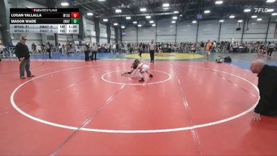 68 lbs Round 2 - 10:45am Saturday - Logan Vallalla, Mat Assassins vs Mason Wade, Michigan S.W.A.T