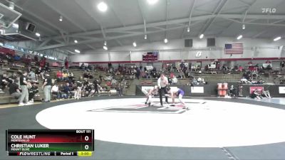 125 lbs Champ. Round 2 - Cole Hunt, Montevallo vs Christian Luker, Mount Olive