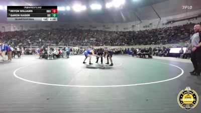 B6A-157 lbs Quarterfinal - Garon Kaiser, Deer Creek vs Reyon Williams, Union