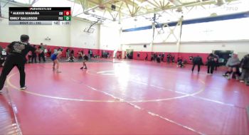 105 lbs Champ. Round 1 - Emily Gallegos, Pacifica vs Alexis Magaña, Chino