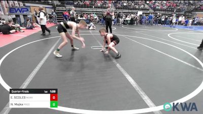 92 lbs Quarterfinal - EASTON SCOLES, Morrison Takedown Club vs Noah Majka, Prodigy Elite Wrestling