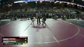 100 lbs Quarterfinal - Kohana Martinez, Zephyrhills vs Rebekkah Kinkade, South Dade