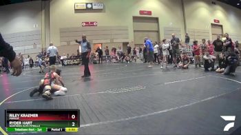 92 lbs Quarterfinal - Ryder Hart, Northern Elite Pitbulls vs Riley Kraemer, Pursuit