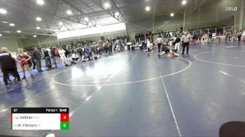 87 lbs Cons. Round 5 - Mason Fillmore, Agon Academy Wrestling vs Jakob Vollmer, Hillcrest Wrestling Club