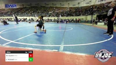 85 lbs Round Of 16 - Wyatt Austin, Sperry Wrestling Club vs Jonathan Kidwell, Raw Wrestling Club