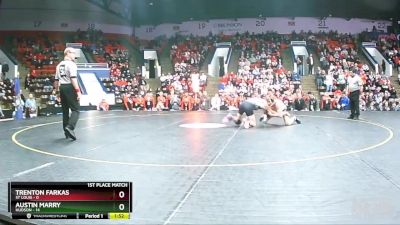 150 lbs Finals (8 Team) - Austin Marry, Hudson vs Trenton Farkas, St Louis