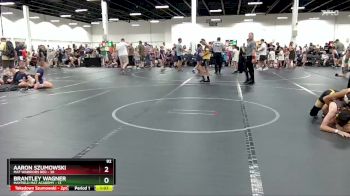 92 lbs Round 1 (6 Team) - Aaron Szumowski, Mat Warriors Red vs Brantley Wagner, Mayfield Mat Academy