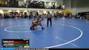 133 lbs Cons. Round 4 - Randy Frailey, Siena Heights vs Jake Campbell, Henry Ford College