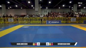 Giovanni Isaiah Rubio vs Logan James Hicks 2025 American National IBJJF Jiu-Jitsu Open Championship