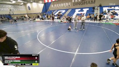 52-56 lbs Round 4 - Wells Cochran, Uintah Wrestling vs Stetson Wiberg, Westlake