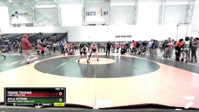 126 lbs Cons. Round 3 - Travis Thomas, LeRoy Wrestling vs Kyle Kitson, Whitney Point Wrestling