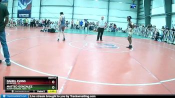 120 lbs Rd# 5- 3:45pm Friday Final Pool - Daniel Evans, No Escape vs Matteo Gonzalez, NCWAY National Team