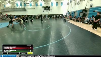 110-117 lbs Round 1 - Austin Sanger, Thompson Valley vs Jesus Madrigal, Greeley West