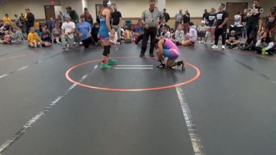 112 lbs Rr Rnd 4 - Avery Brumagin, Partner Trained Girls vs Makenna Thompson, Valkyrie Girls WC Pink