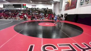 132 lbs 7th Place Match - Gavrin Florez, Fort Lupton vs Cole Redmond, Vista Peak