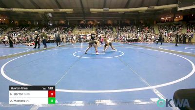 110 lbs Quarterfinal - Nelly Barton, Chandler Takedown Club vs Ashlyn Masters, Salina Wrestling Club