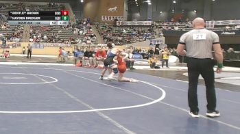 132 lbs Champ. Round 2 - Bentley Brown, Boyd County vs Hayden Drexler, Oldham County
