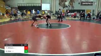 145 lbs Semifinal - Tyler Withers, Gettysburg vs Noah Rice, York Suburban