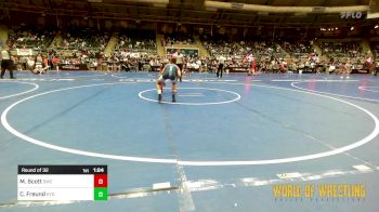 88 lbs Round Of 32 - Mason Scott, Salina Wrestling Club vs Cooper Freund, Kansas Young Guns