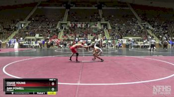6A 138 lbs Champ. Round 2 - Chase Young, Saraland vs Sam Powell, Pelham
