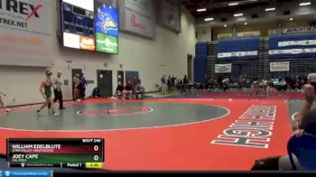 133 lbs Quarterfinal - William Edelblute, Utah Valley-Unattached vs Joey Cape, Cal Poly