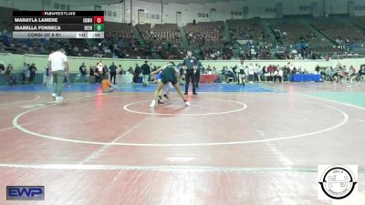 108 lbs Consi Of 8 #1 - Marayla LaMere, Edmond Santa Fe vs Isabella Fonseca, Deer Creek Wrestling