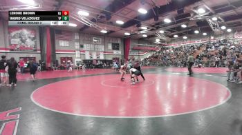 130 lbs Cons. Round 2 - Ingrid Velazquez, Villa Park vs Lenore Brown, Mission Viejo