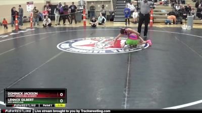 90 lbs Semifinal - Dominick Jackson, Summit Wrestling Academy vs Lennox Gilbert, KFM WRESTLING