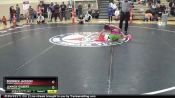 90 lbs Semifinal - Dominick Jackson, Summit Wrestling Academy vs Lennox Gilbert, KFM WRESTLING