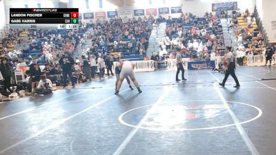 285 lbs Semifinals (8 Team) - Landon Fischer, Cocoa Beach vs Gabe Harris, St. John Neumann