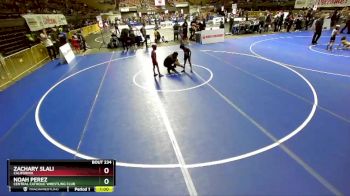 49 lbs Quarterfinal - Zachary Slali, California vs Noah Perez, Central Catholic Wrestling Club