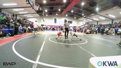60 lbs 3rd Place - Brandon Steeprock, Bartlesville Wrestling Club vs Rowen Hockett, Caney Valley Wrestling