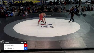 150 lbs Cons 64 #2 - Gabriel Gallardo, AZ vs Noah Johnson, MO